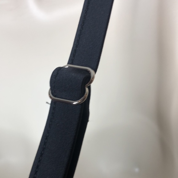 NWT Swim Solutions Women’s Plus Size Pleated Tankini Top Black 20W PLUS SIZE - Picture 4 of 8